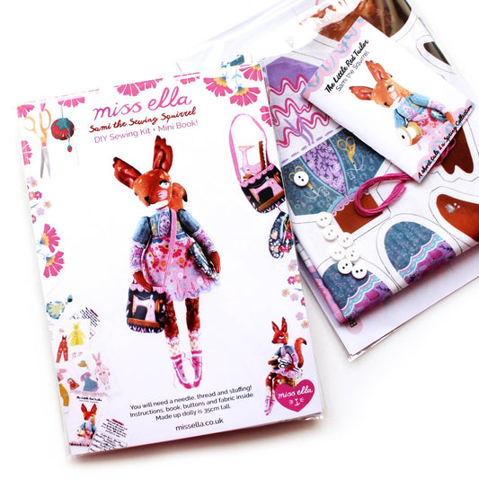 DIY Kit - Sami the Sewing Squirrel sewing kit by Miss Ella