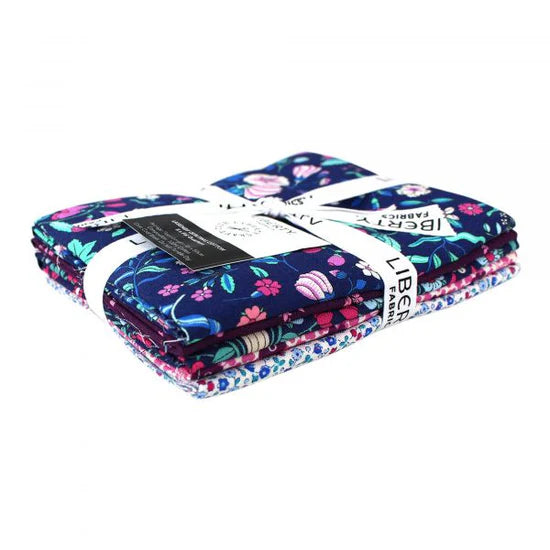 Liberty Fabrics FQ Bundle - Flower Show Midnight Garden - 5 PC (Bundle A)