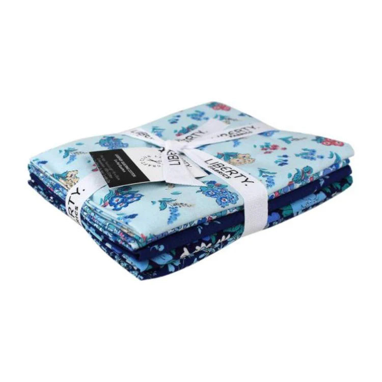 Liberty Fabrics FQ Bundle - Flower Show Midnight Garden - 5 PC (Bundle B)
