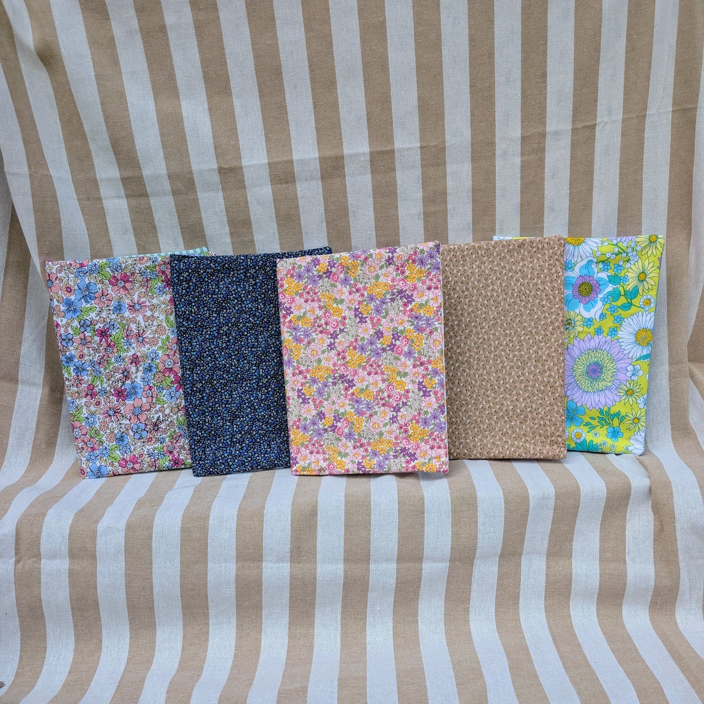 Wildflower Fabric Book Cover with BONUS composition notebook