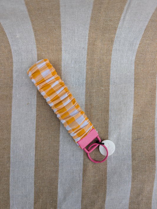 Sunset Stroll Scrunchie Keychain