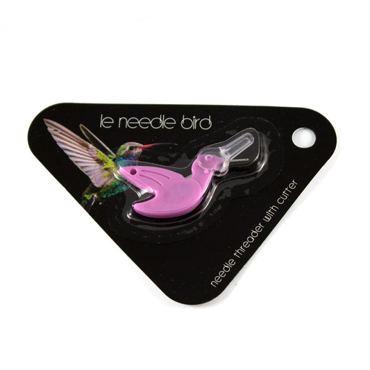 Le Needle Bird Needle Threader with Cutter