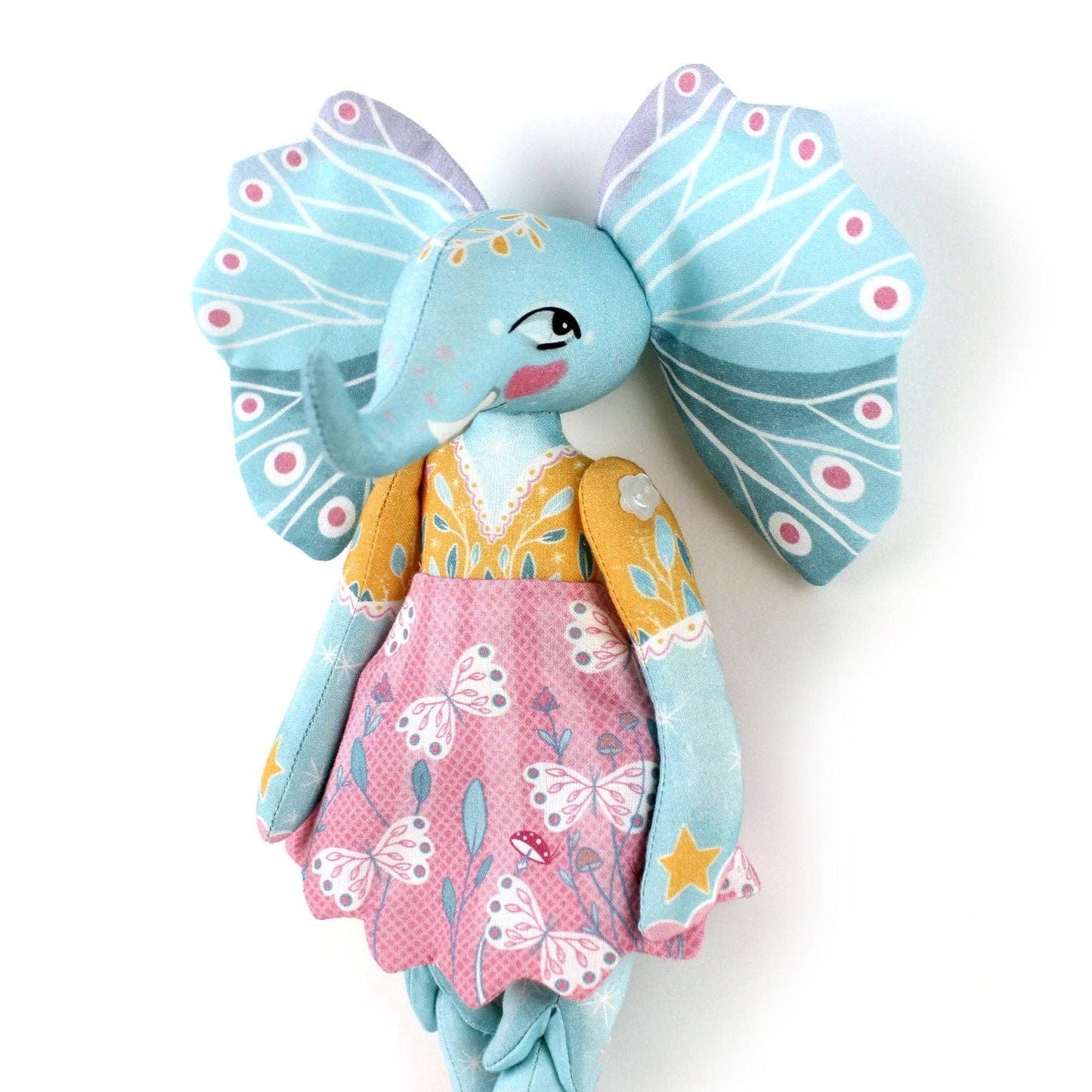 DIY Kit - Esme the Elephant Doll by Miss Ella