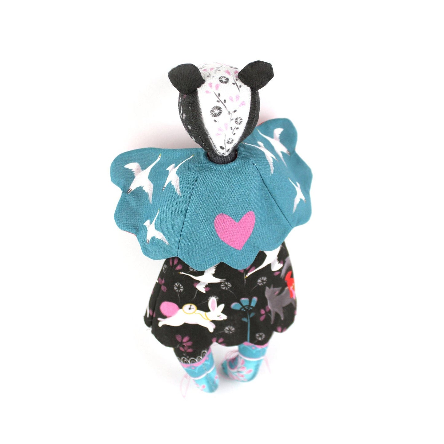 DIY Kit - Bibli the Badger Librarian and the singing Stoat by Miss Ella