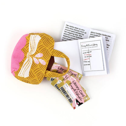 DIY Kit - Bibli the Badger Librarian and the singing Stoat by Miss Ella