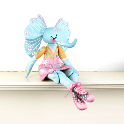 DIY Kit - Esme the Elephant Doll by Miss Ella