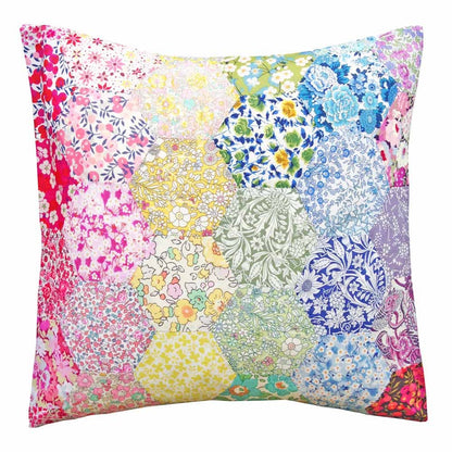 Liberty Tana Lawn® Fabric Rainbow EPP Hexagon Cushion Kit