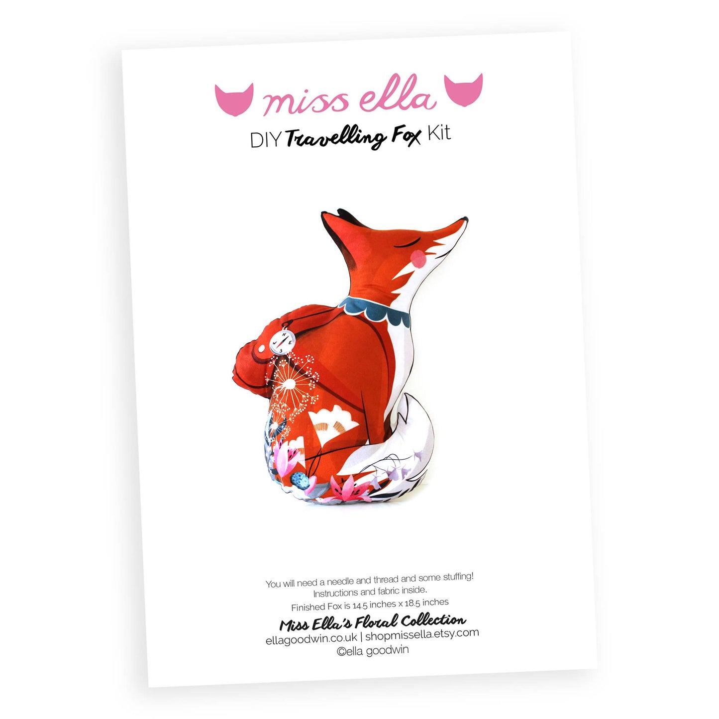 DIY Kit - Fox Cushion