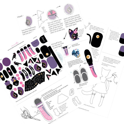 DIY Dolly Kit - Astrid the Fortune Teller Doll