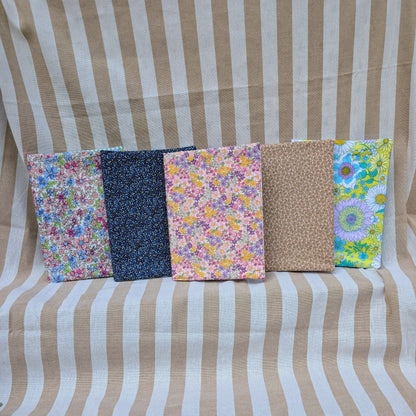 Juliet's Garden Fabric Book Cover with BONUS composition notebook