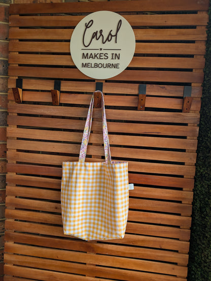 Sunset Stroll Reversible Tote Bag