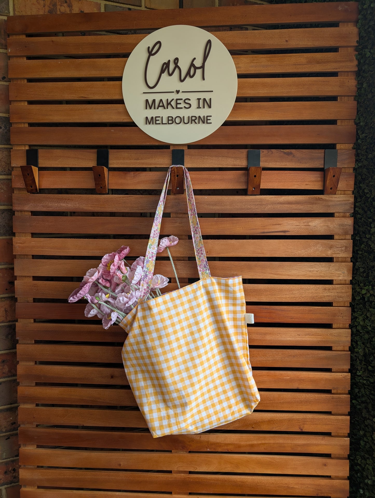 Sunset Stroll Reversible Tote Bag