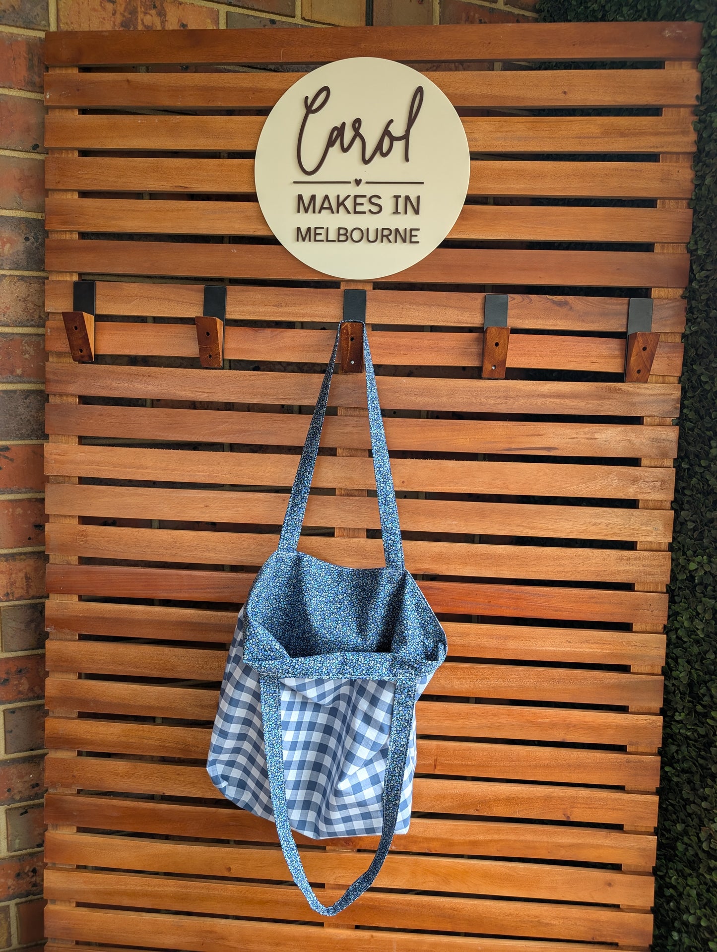 Blueberry Jam Reversible Tote Bag