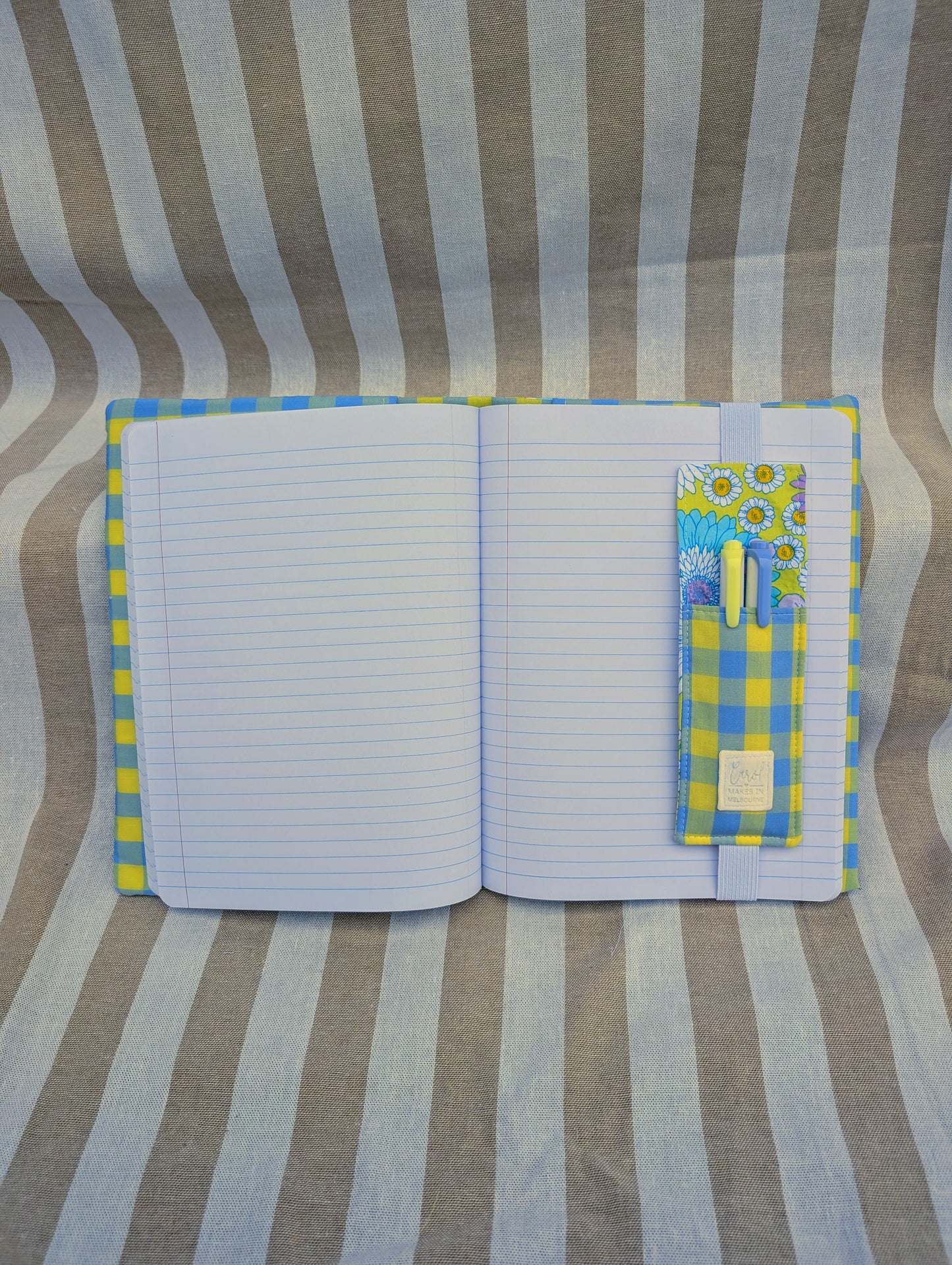 Juliet's Garden Fabric Book Cover with BONUS composition notebook