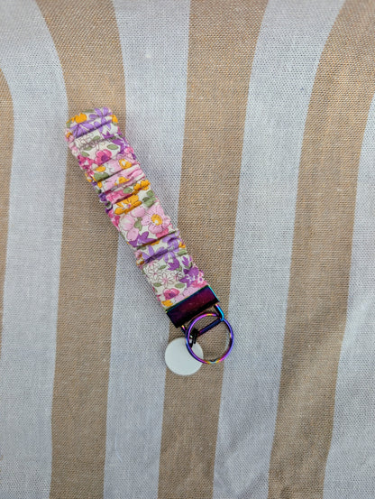 Sunset Stroll Scrunchie Keychain