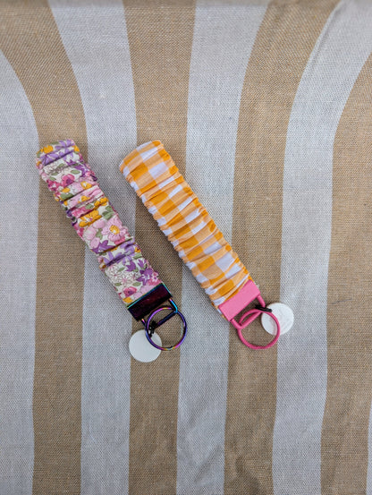 Sunset Stroll Scrunchie Keychain