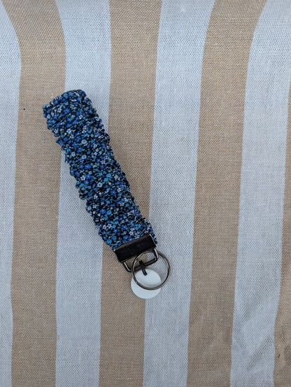 Blueberry Jam Scrunchie Keychain