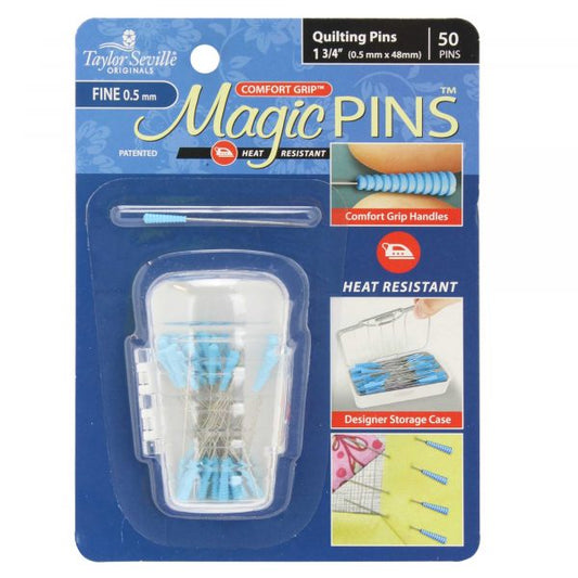 TAYLOR SEVILLE MAGIC PINS QUILTING FINE 50PCS
