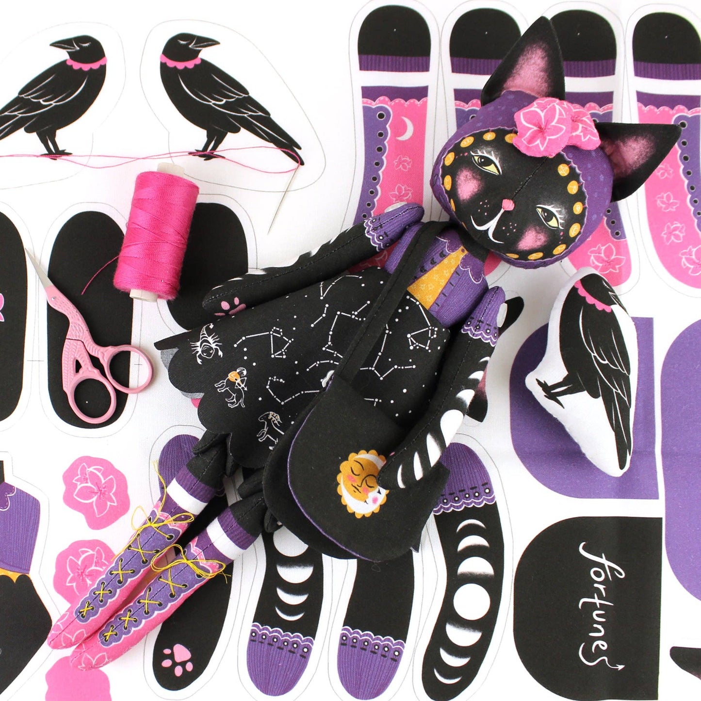 DIY Dolly Kit - Astrid the Fortune Teller Doll