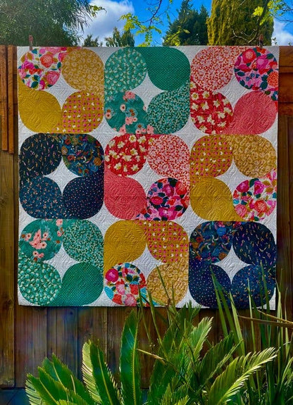 Raindrop Swirl Quilt Pattern