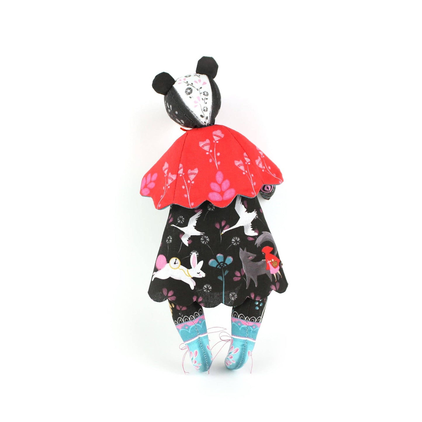 DIY Kit - Bibli the Badger Librarian and the singing Stoat by Miss Ella