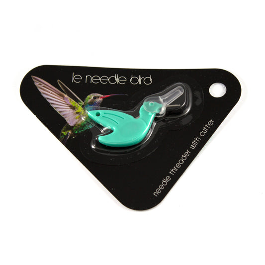Le Needle Bird Needle Threader with Cutter