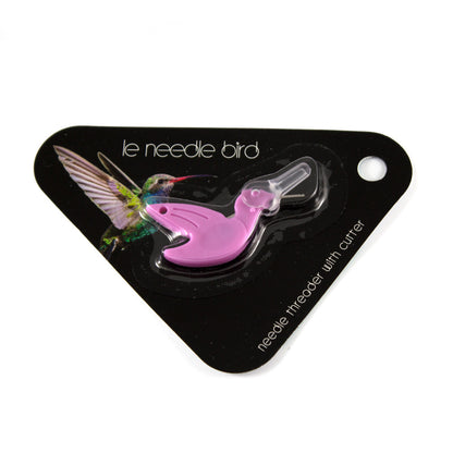 Le Needle Bird Needle Threader with Cutter