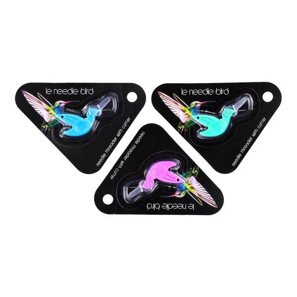 Le Needle Bird Needle Threader with Cutter